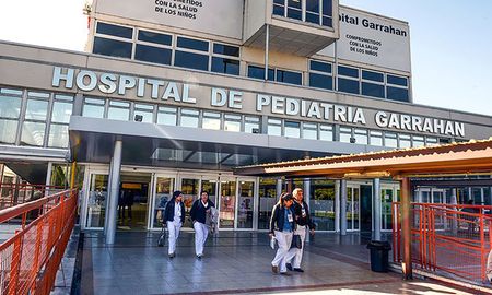 El Hospital Garrahan es el centro pediátrico de referencia en salud pública de Argentina. El Hospital Garrahan es el centro pediátrico de referencia en salud pública de Argentina.