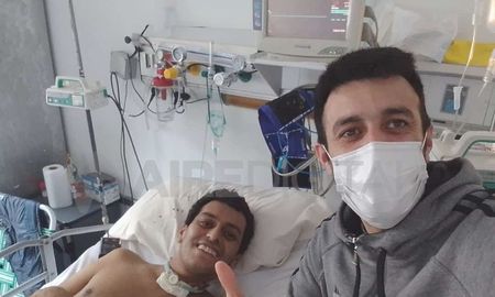 La primera foto de Gabriel Sanabria, el policía atacado a balazos en Rosario, desde la habitación en la que se recuperaba en el Hospital Clemente Álvarez (Heca). La primera foto de Gabriel Sanabria, el policía atacado a balazos en Rosario, desde la habitación en la que se recuperaba en el Hospital Clemente Álvarez (Heca).