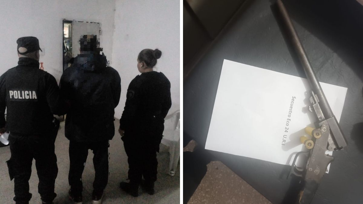 Un hombre detenido y una escopeta secuestrada en Alto Verde