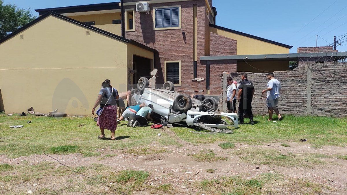 El hecho ocurrió en Recreo Sur este domingo a las 12.