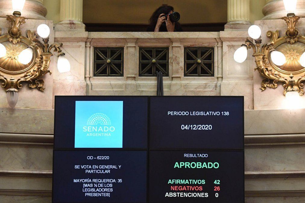 Así quedó conformado el tablero de la votación.