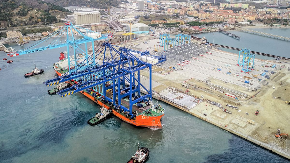 Vado Ligure. La zona portuaria a donde llegaron los cargamentos con droga desde Sudamérica.