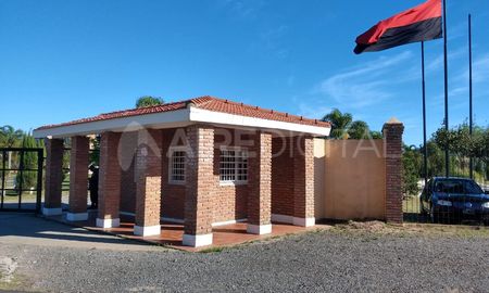La garita en la que trabajaba como sereno Oscar Salas - Club de campo Colón La garita en la que trabajaba como sereno Oscar Salas - Club de campo Colón