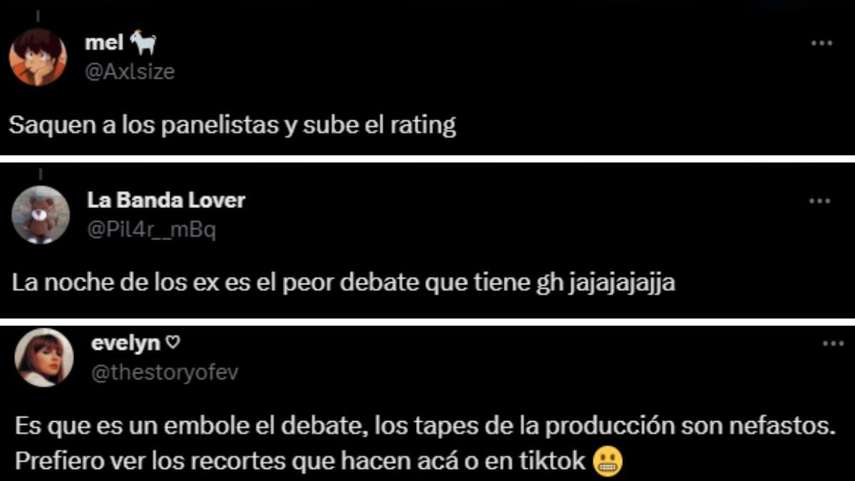 Las opiniones de los fanáticos de Gran Hermano vía X (ex Twitter). Las opiniones de los fanáticos de Gran Hermano vía X (ex Twitter).