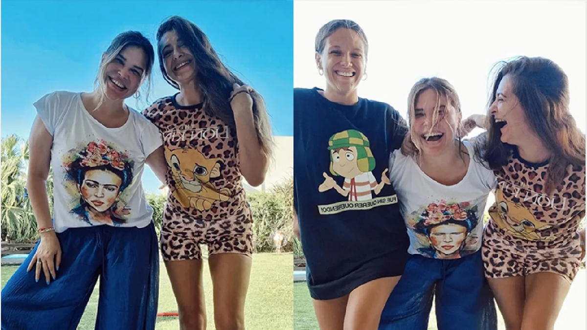 Nazarena V&eacute;lez present&oacute; a su hermana Daniela, que vive en el exterior.