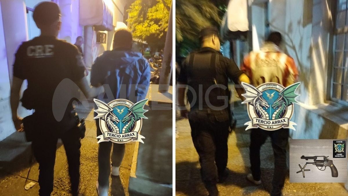Santa Fe: dos detenidos y un arma secuestrada