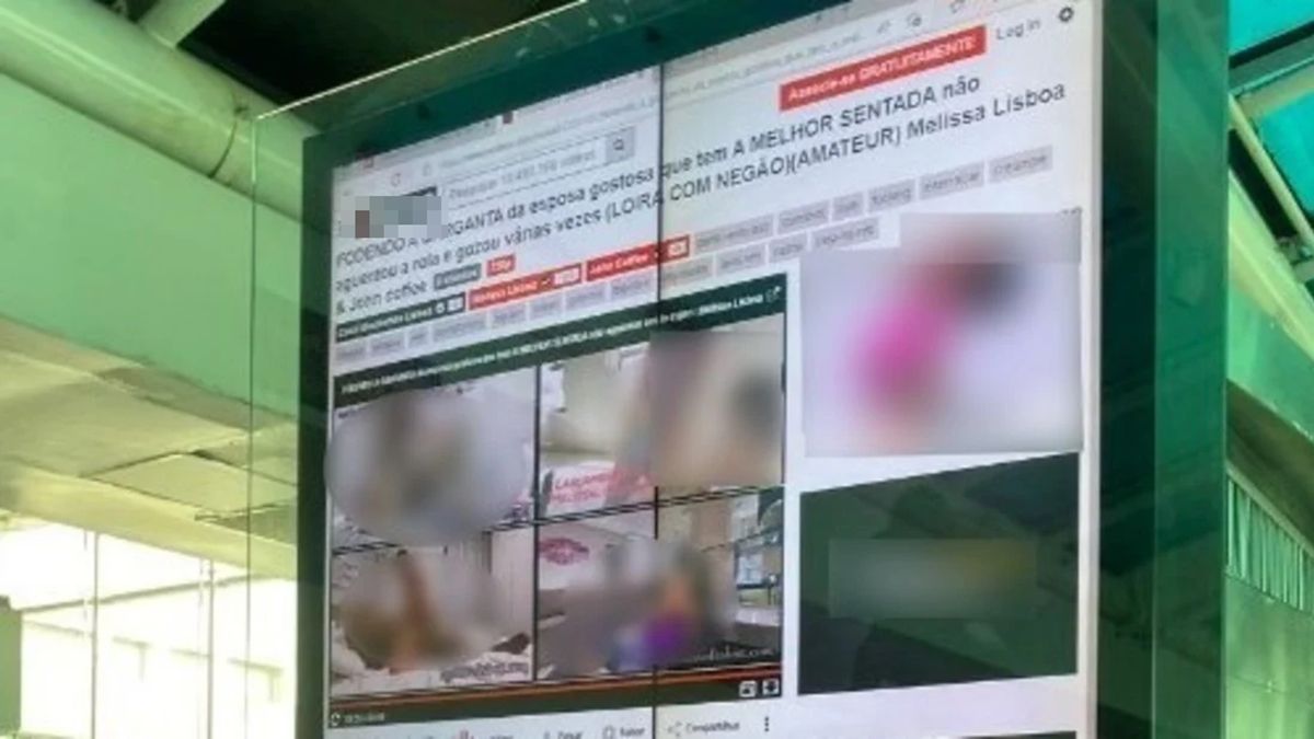 Las autoridades de la terminal local Santos Dumont creen que fue un hackeo al sistema de publicidades