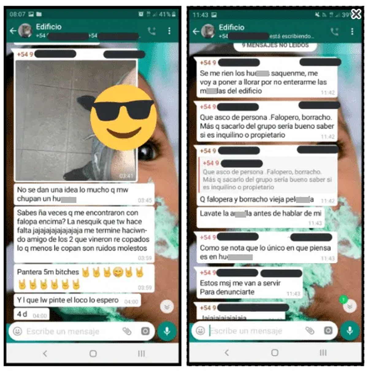 Durante la mañana hubo un intercambio de agresiones verables. (Twitter: @matiasdellecost).