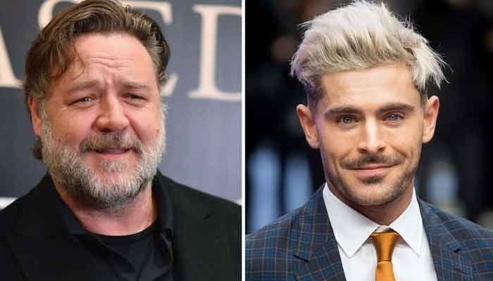 Russell Crowe y Zac Efron trabajarán juntos en una película de Apple TV +.
