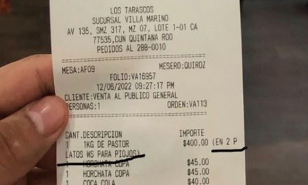 Discutió con el mozo de un restaurante y encontró una burla en el ticket Discutió con el mozo de un restaurante y encontró una burla en el ticket