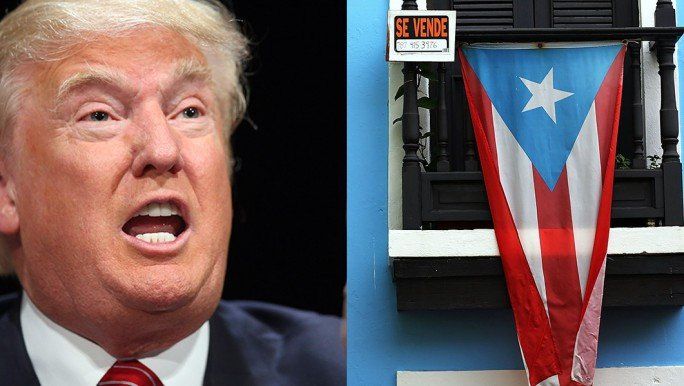 Trump a Puerto Rico: “Digan adiós a su deuda multimillonaria”