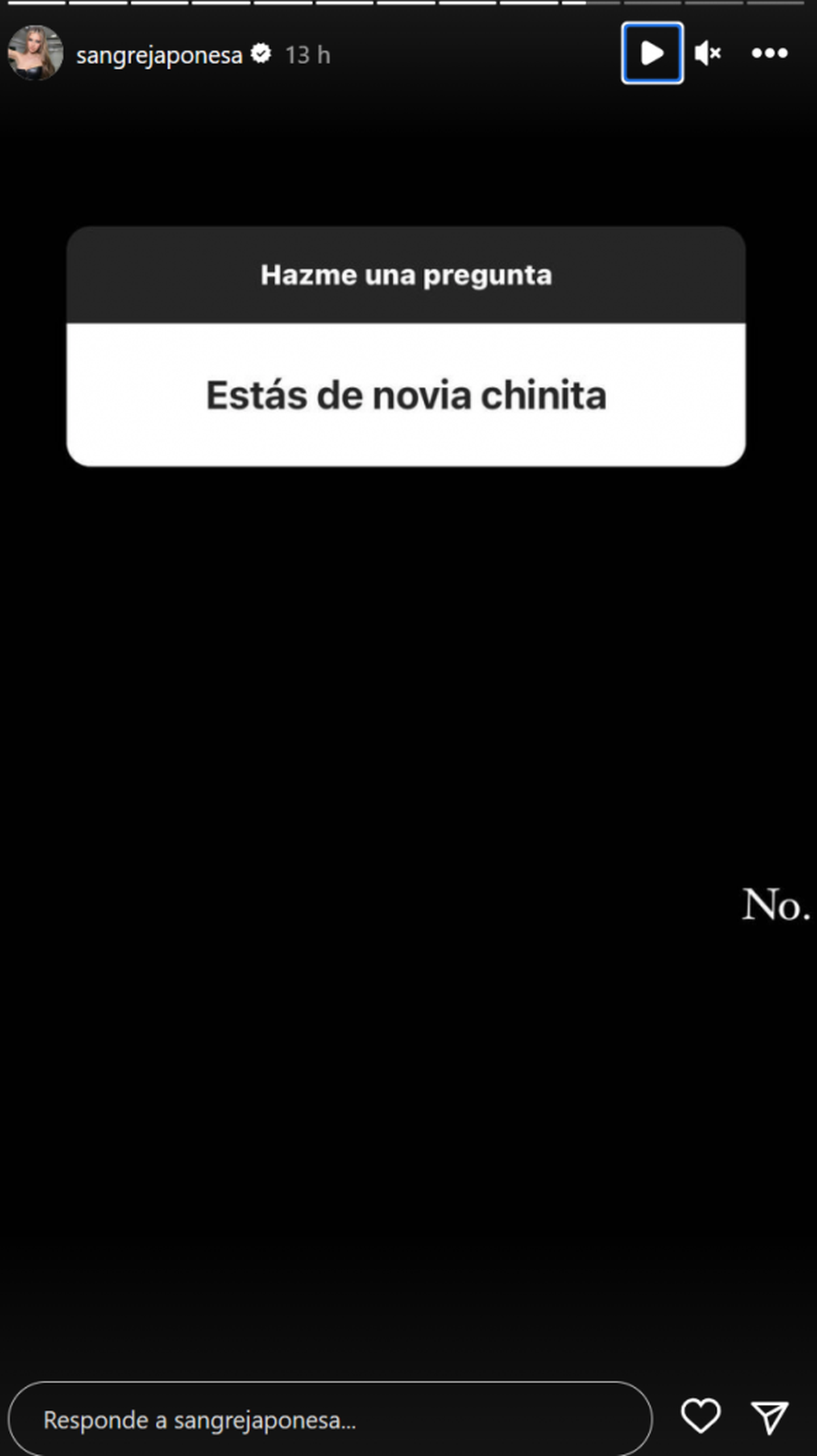 Una de sus seguidoras le consultó a la China Suárez si está de novia y su respuesta lapidante. Una de sus seguidoras le consultó a la China Suárez si está de novia y su respuesta lapidante.