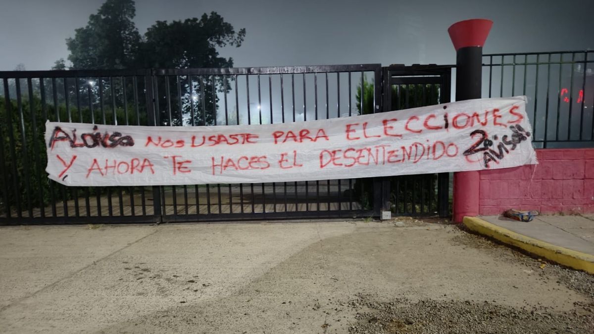 El mensaje apareció este sábado por la mañana. El mensaje apareció este sábado por la mañana.