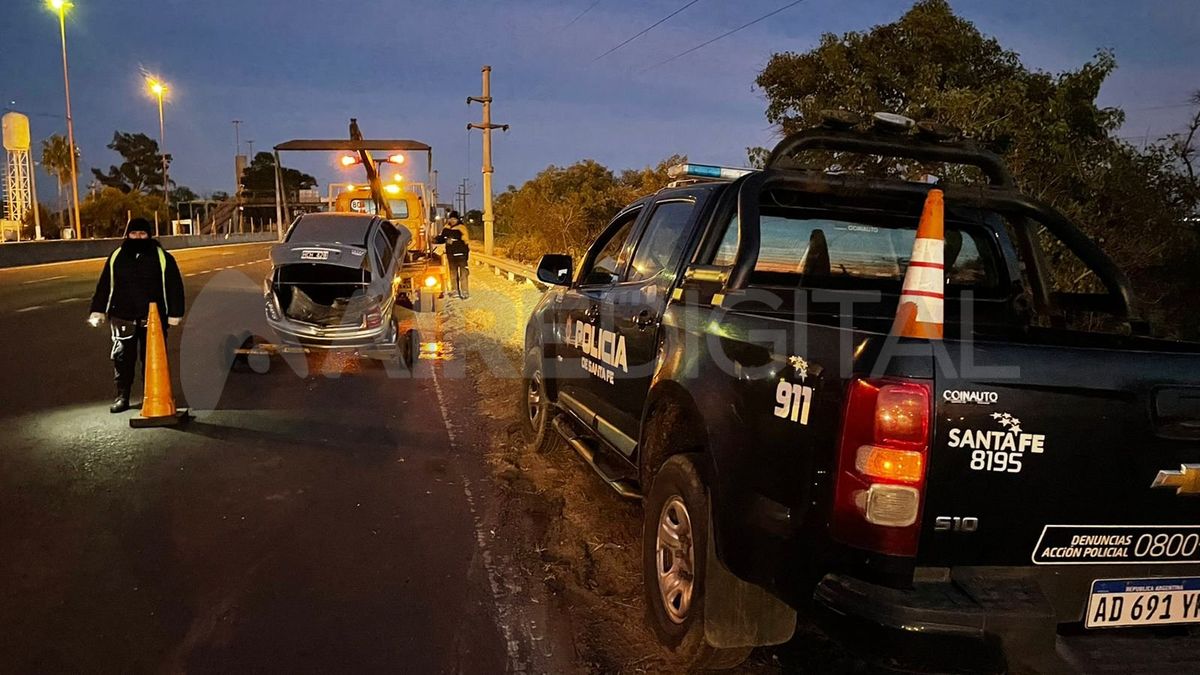 Personal policial intervino en el siniestro vial.