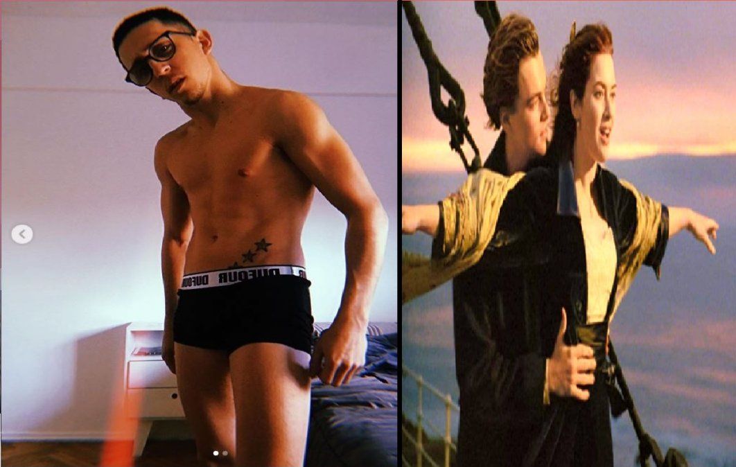 Rodrigo Noya presentó a su novia al estilo Titanic