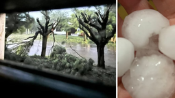 El temporal, calificado de tornado por el Intendente, dejó un saldo de 50 voladuras de techos y una caída atípica de 140 milímetros de lluvia en Bolívar.