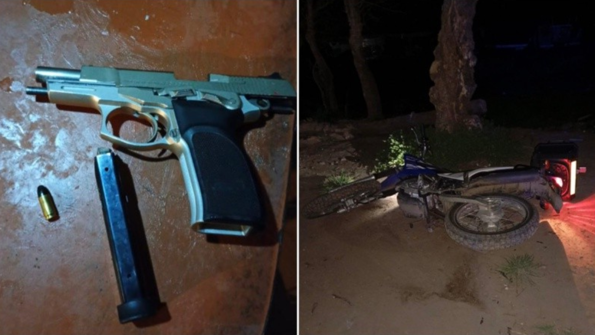 El sospechoso fue arrestado en un asentamiento del oeste rosarino con una moto robada horas antes y&nbsp;un arma de fuego.&nbsp;