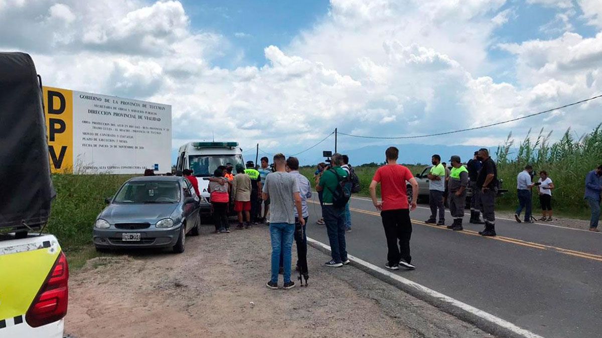Al conocerse la noticia, familiares del peque&ntilde;o se apersonaron hasta el lugar para identificar el cuerpo y lo reconocieron por la ropa que lleva puesta.