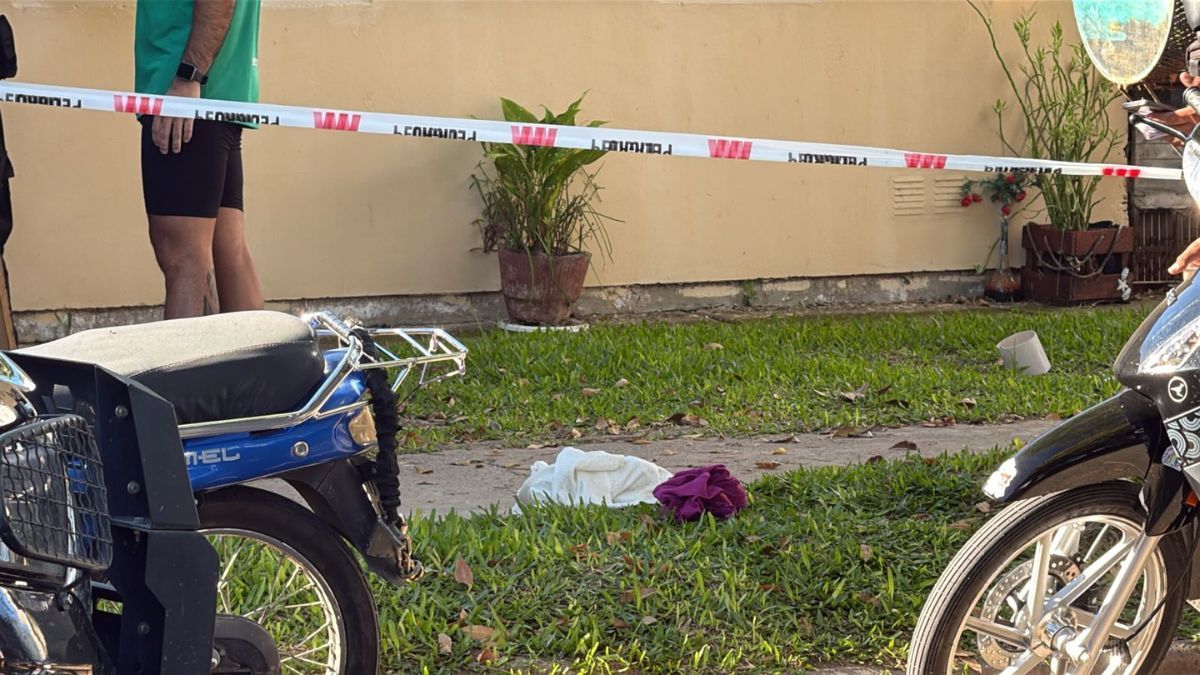 En la escena quedó ropa tendida. En la escena quedó ropa tendida.