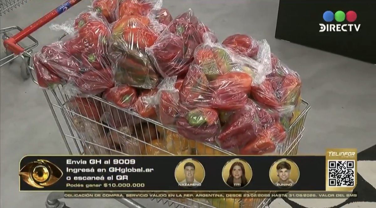 Danelik compró 200 morrones en Gran Hermano 2026 y sus compañeros no pueden creerlo. Danelik compró 200 morrones en Gran Hermano 2026 y sus compañeros no pueden creerlo.