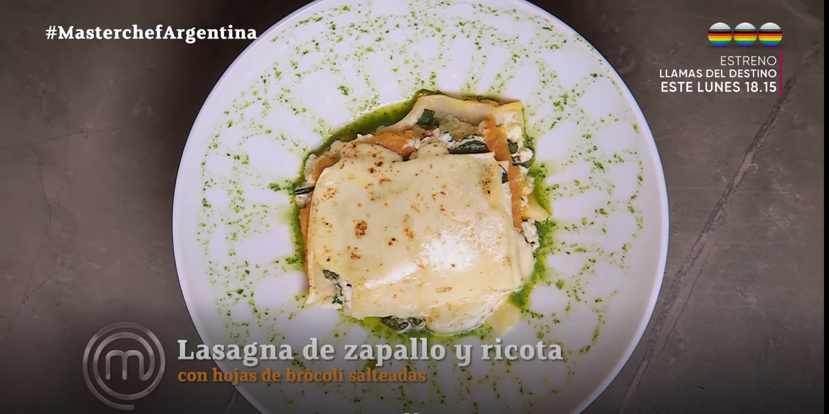 En MasterChef, la lasaña de Daniela dejó mucho que desear.