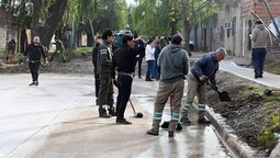 En barrio Santa Rosa de Lima se hizo una reconstrucción de la calzada para devolverle a esa zona la recolección de residuos.