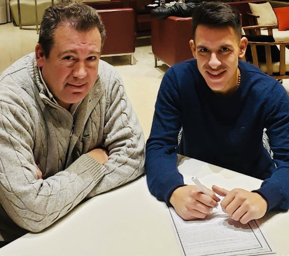 Miguel Abbondandolo en Atlético Tucumán con la llegada de los refuerzos. Miguel Abbondandolo en Atlético Tucumán con la llegada de los refuerzos.