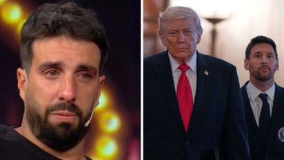 Messi se mostró con Donald Trump y Flavio Azzaro lanzó una dura crítica: 