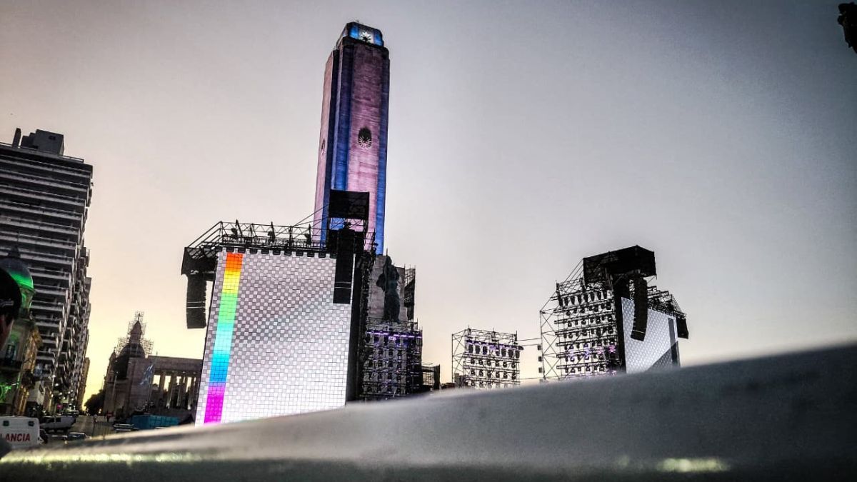 Con el escenario ya montado y todos los preparativos ultimados