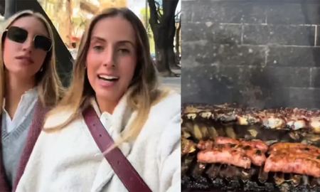 Españolas viven en Argentina y mostraron su reacción al probar por primera vez el asado Españolas viven en Argentina y mostraron su reacción al probar por primera vez el asado