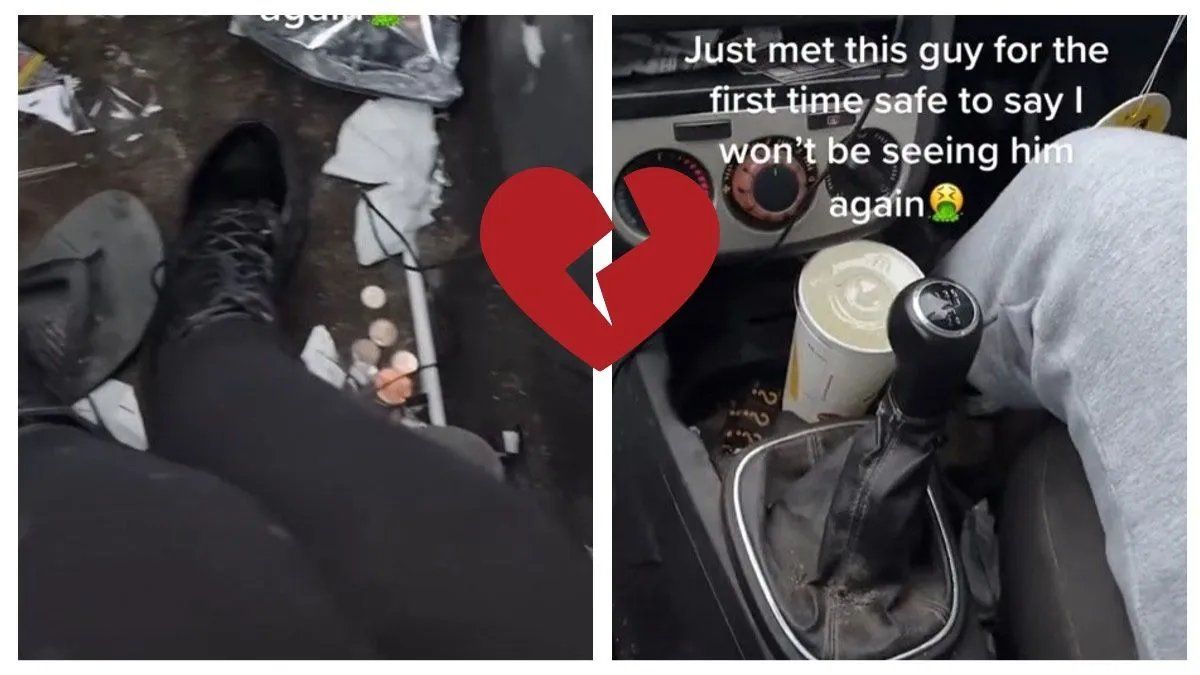 Tuvo una cita y el auto tenía tanta basura que no lo quiere volver a ver: Huele tan mal como se ve