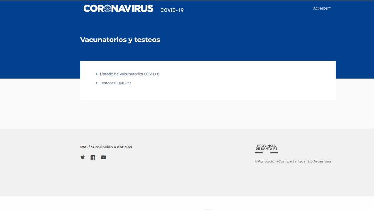 Para tramitar un turno de hisopado se debe seleccionar la categoría