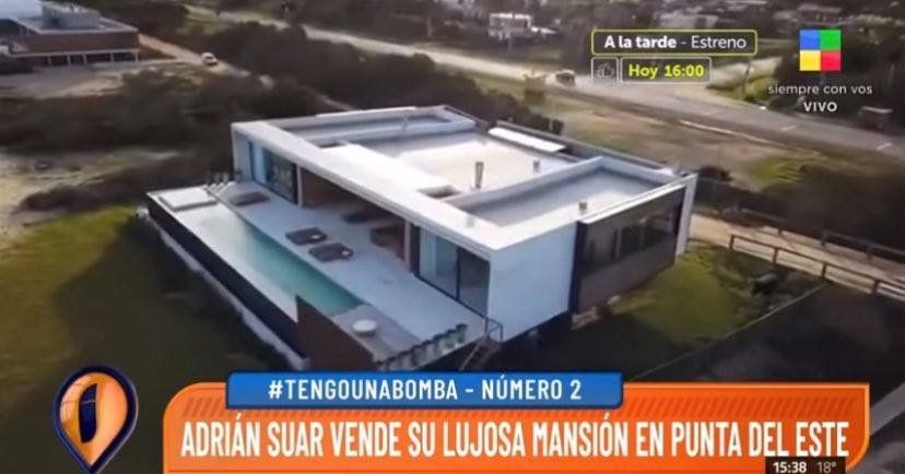 La impactante mansión de Adrián Suar que está a la venta en el país vecino.