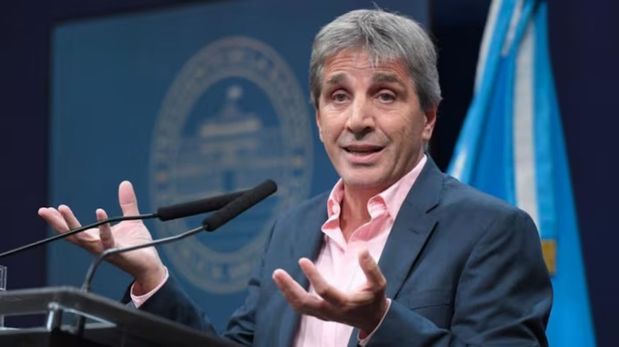 Luis Caputo analizó el dato de inflación de enero, que fue del 2,9% según el Indec.