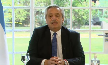 Alberto Fernández habló este martes desde la Quinta de Olivos. Alberto Fernández habló este martes desde la Quinta de Olivos.