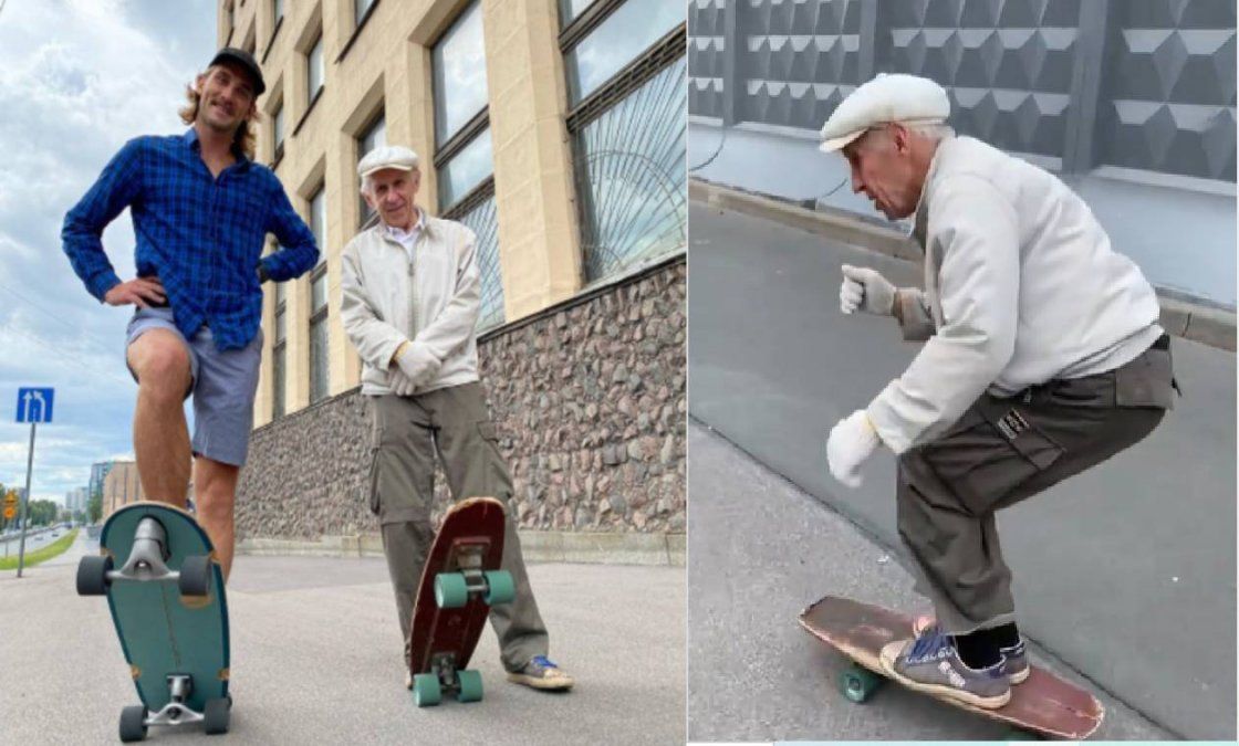 Igor se llevó todos los aplausos por su destreza e ímpetu a los 73 años.&nbsp;