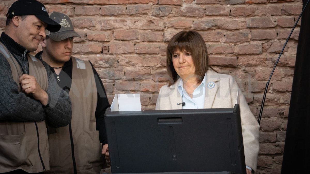 La precandidata presidencial Patricia Bullrich tuvo problemas para votar con la boleta electrónica (BUE) y tuvo que pedir ayuda. La precandidata presidencial Patricia Bullrich tuvo problemas para votar con la boleta electrónica (BUE) y tuvo que pedir ayuda.