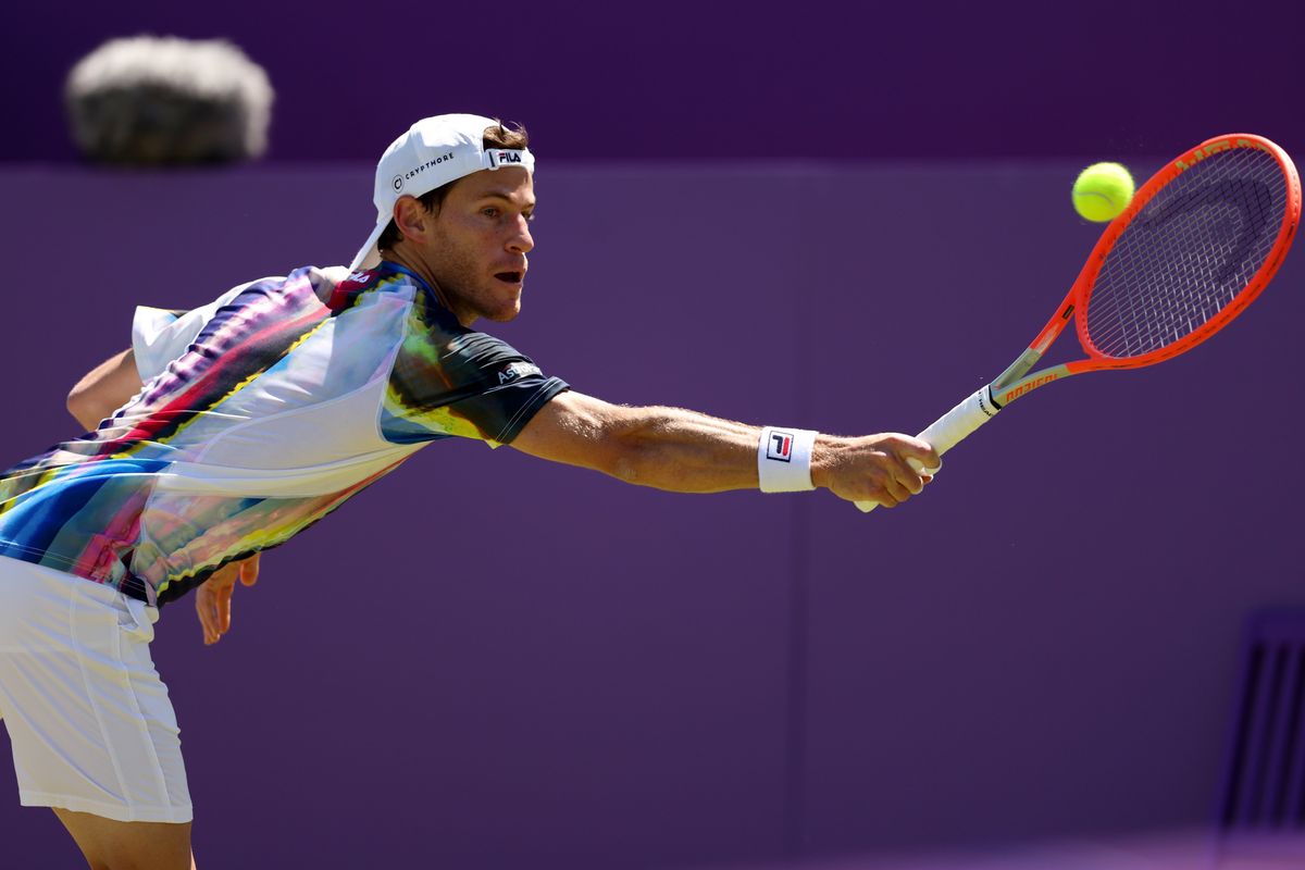 Diego Schwartzman quedó eliminado en el ATP de Eastbourne