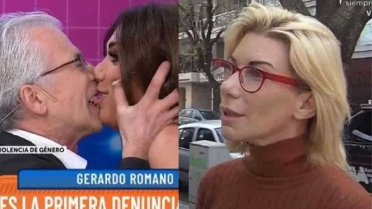 La denunciante de Gerardo Romano se indignó por el beso con Flor de la V.