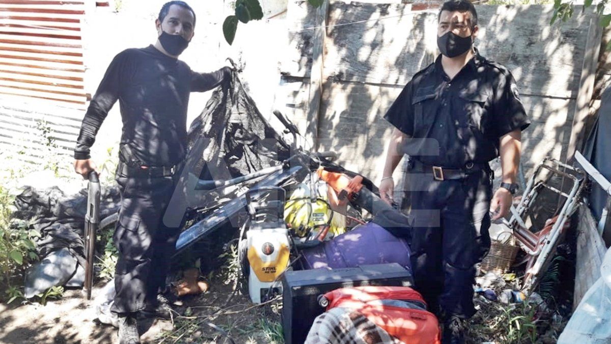 Efectivos de la Subcomisaría 4ª hallaron los elementos robados
