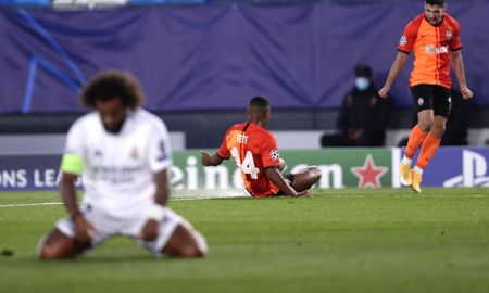 Con Tete como gran figura, el Shaktar Donest ucraniano derrotó a Real Madrid por la Champions League. Con Tete como gran figura, el Shaktar Donest ucraniano derrotó a Real Madrid por la Champions League.