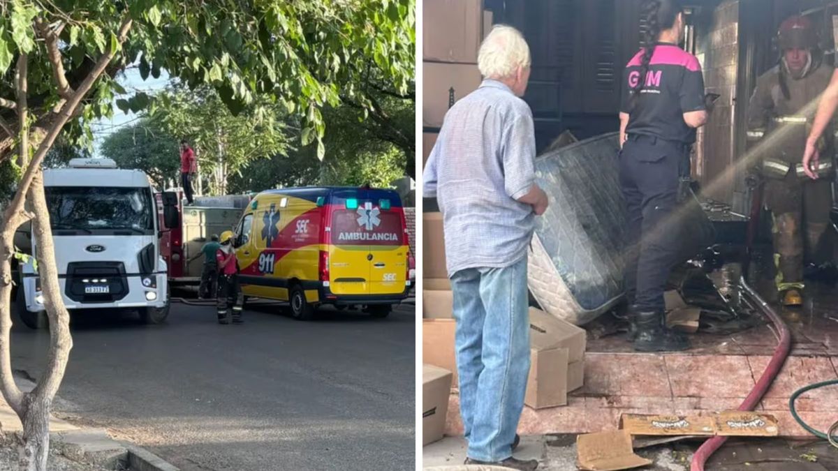 Quemó su casa con su padre adentro después de una pelea familiar en Mendoza.