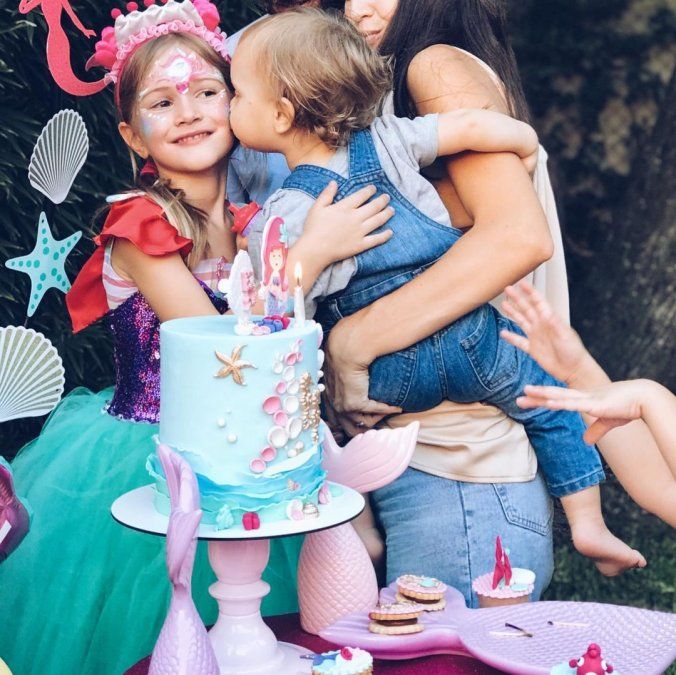 La hija de Zaira Nara festejó con temática de sirenas.