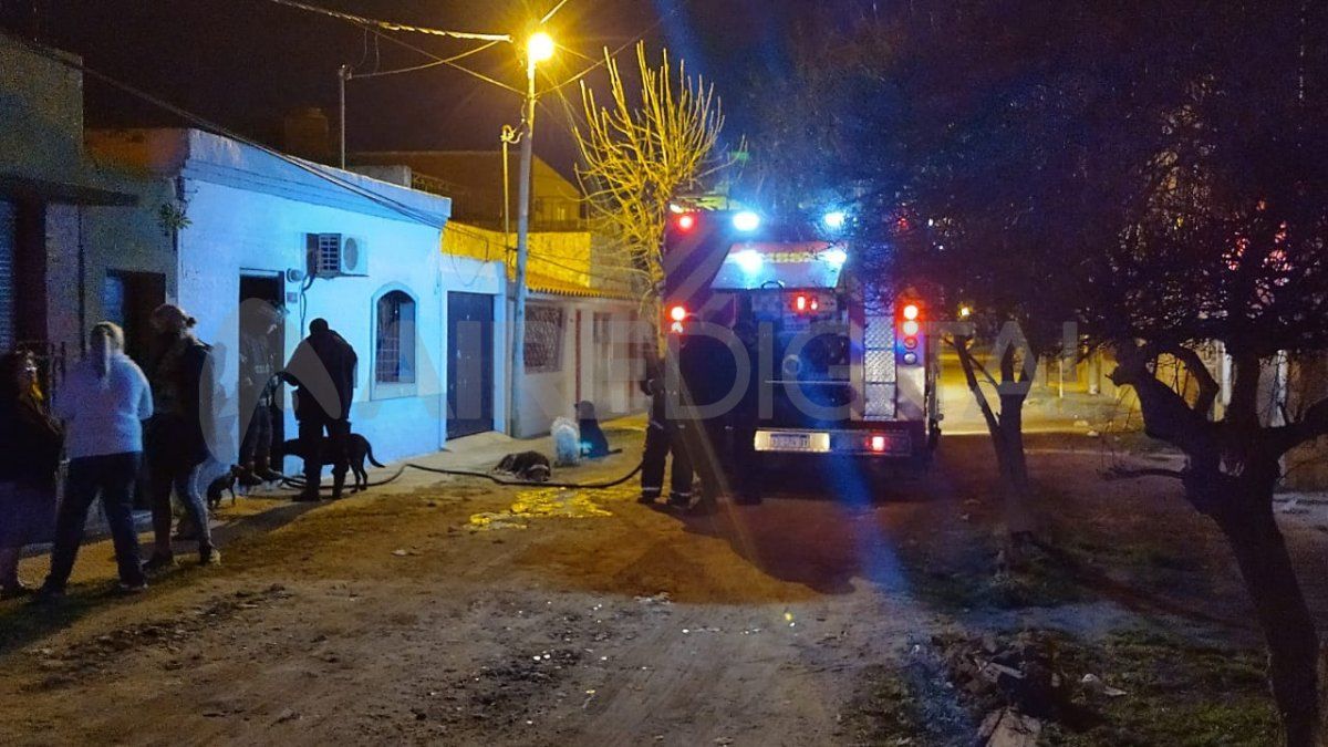Barrio Alfonso: murió un hombre en el incendio de una casa