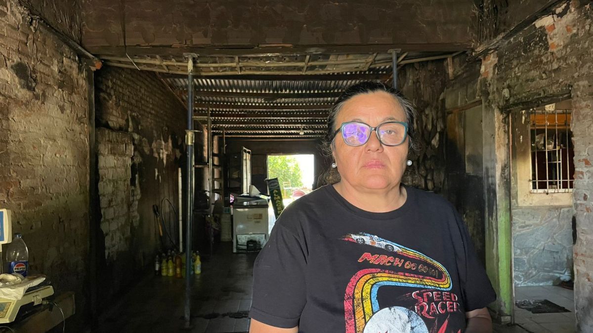 Fabiana reconoce que el incendio fue un golpe inesperado. Fabiana reconoce que el incendio fue un golpe inesperado.