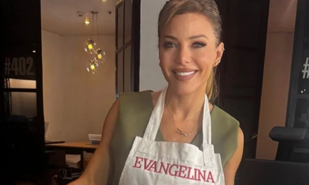 La modelo que no consume ni tampoco cocina carne presentó ante el jurado una original receta. La modelo que no consume ni tampoco cocina carne presentó ante el jurado una original receta.