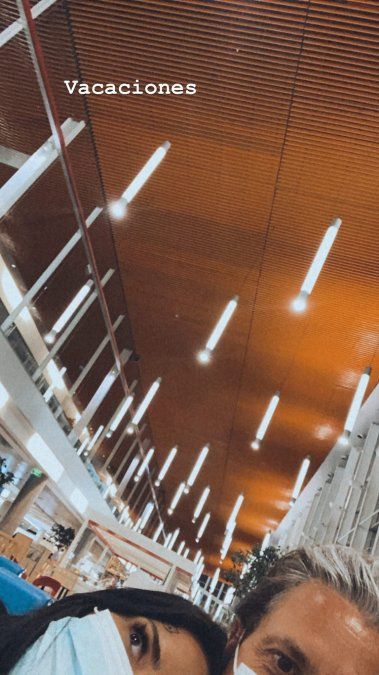 Las vacaciones de Cande Tinelli y Coti Sorokin. 