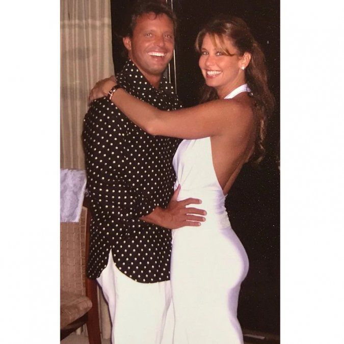 Mirka Dellanos y Luis Miguel.