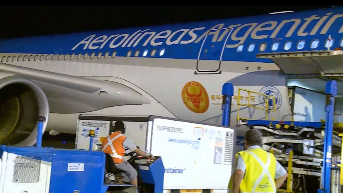 Con la llegada de otra partida de vacunas Sinopharm desde China