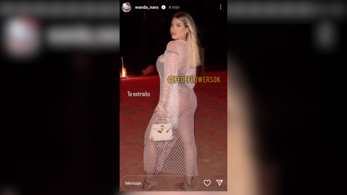 La historia que Wanda Nara eliminó de sus redes La historia que Wanda Nara eliminó de sus redes